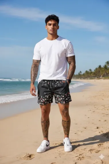 Sort de baie cu imprimeu 12550 I8-6.2